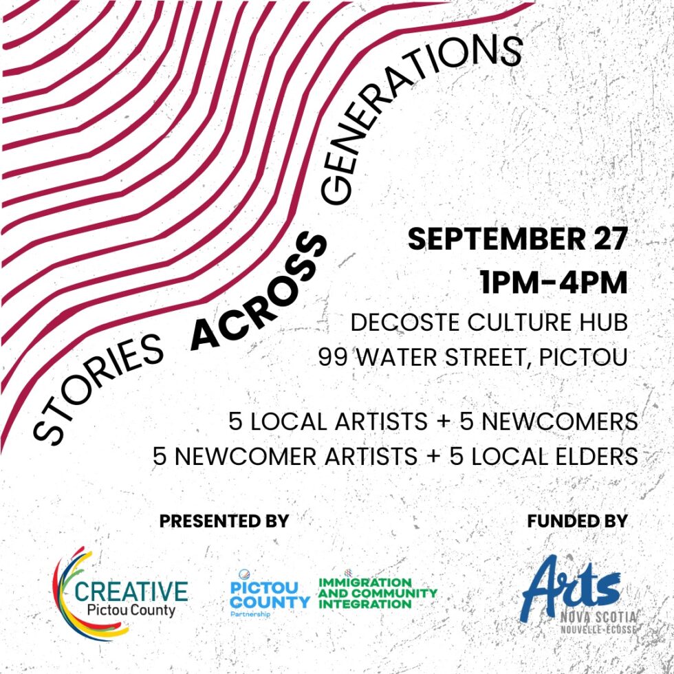 Creative Pictou County Stories Across Generations September 27