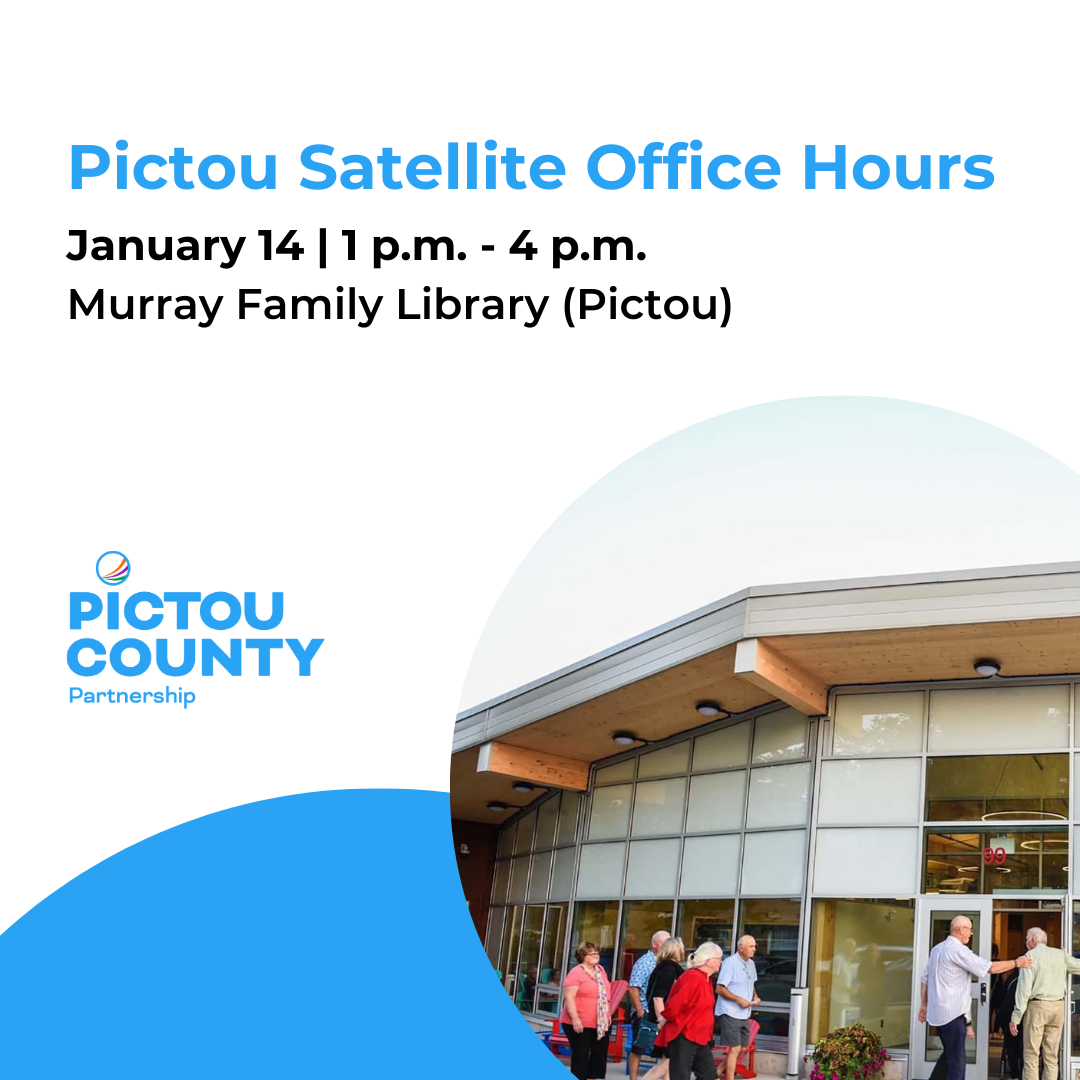 Satellite Office Hours January 2026 Pictou Satellite Office Hours Graphic